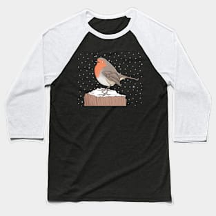 Cute Robin Baseball T-Shirt